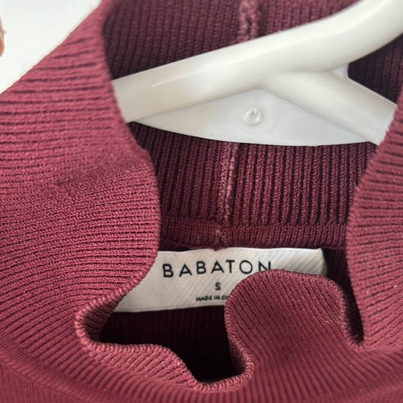 Sleeveless Burgundy Dress - Picture 2 of 2